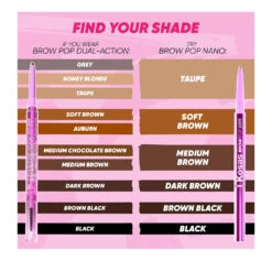 Kosas Brow Pop Nano -Augustinus Bader Beauty Store kosas brow pop shade finder
